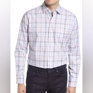 Peter Millar Daniels Plaid Crown Shirt In Petunia Size S Golf New